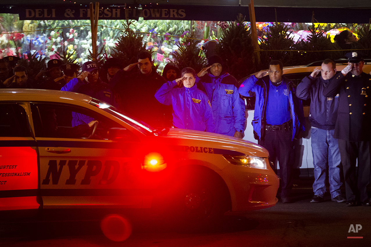 ADDITION APTOPIX  NYPD Officers Shot