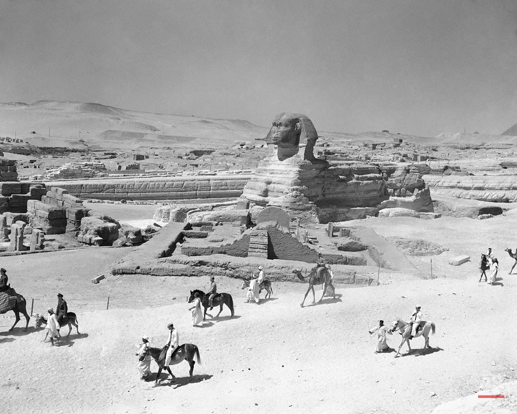 The Lion’s body of the sphinx is firm, but the human face of the majestic monument is showing the effects of 5,000 years of howling sandstorms, scorching desert days and chilling nights in Giza, Egypt on Dec. 5, 1978. “The Sphinx is sick,” reports the daily newspaper Al Akhbar in Cairo, Egypt. The newspaper is also kicking off a public campaign for urgent measures to protect one of Egypt’s prime attractions. (AP Photo)