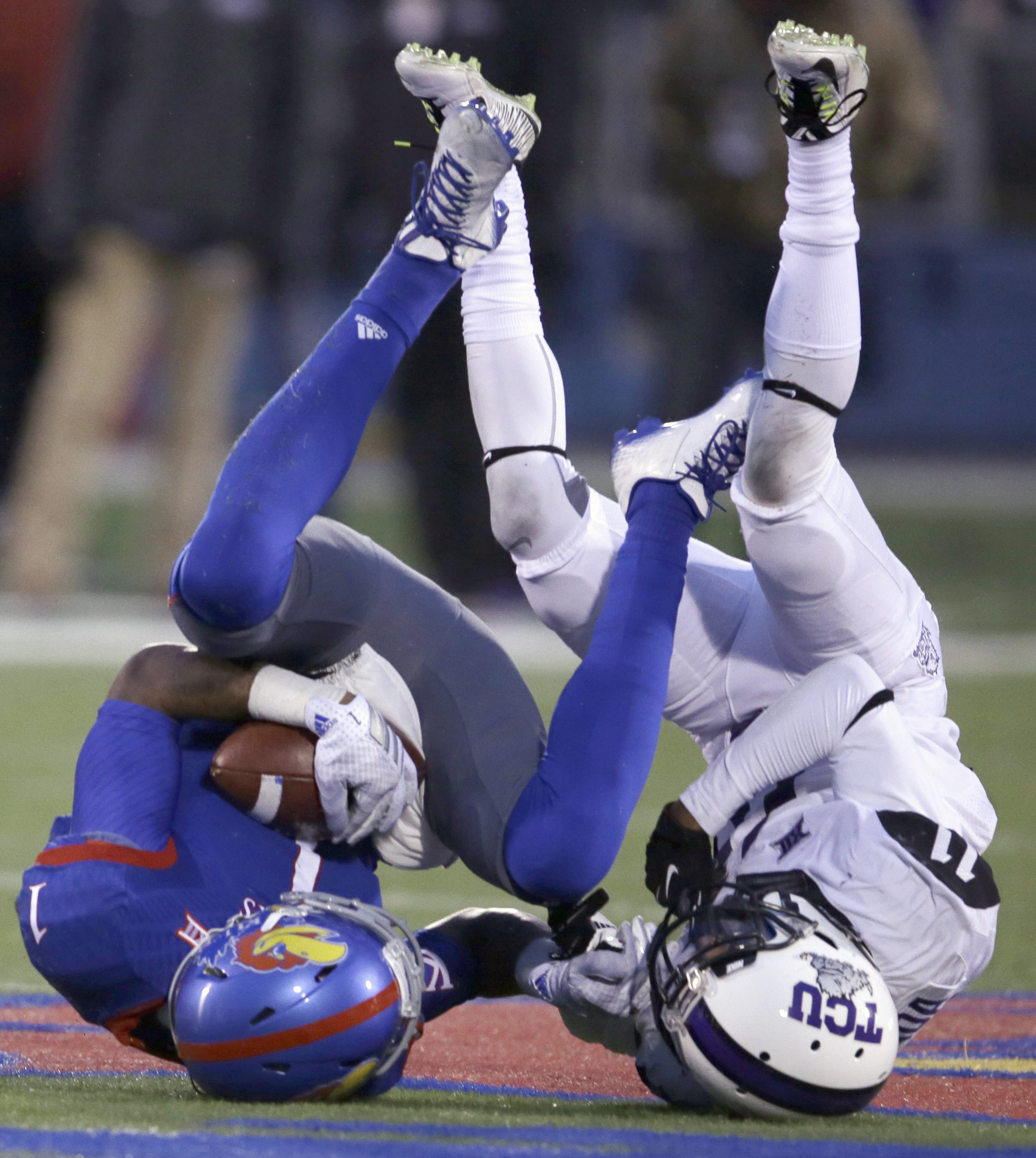 APTOPIX TCU Kansas Football