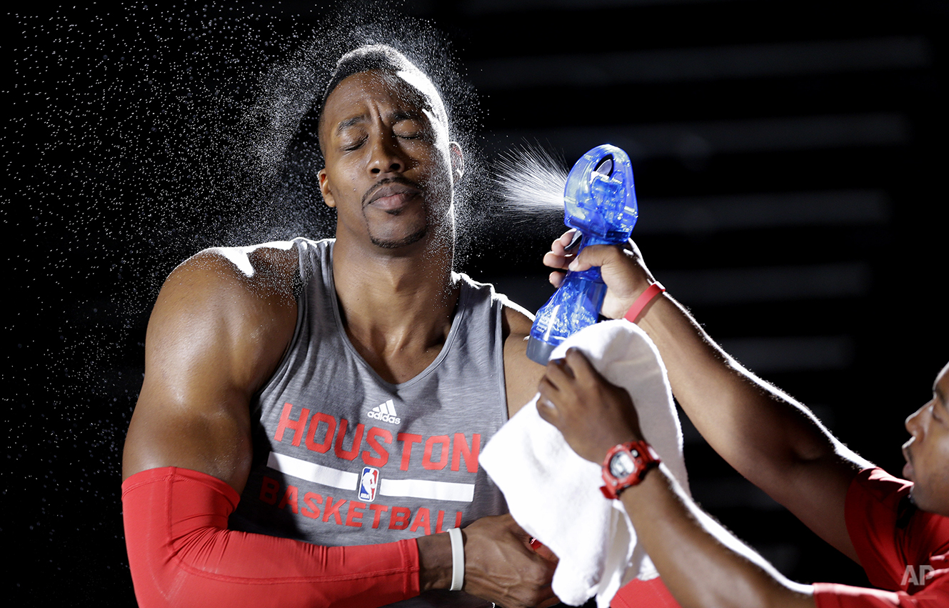 APTOPIX Rockets Media Day Basketball