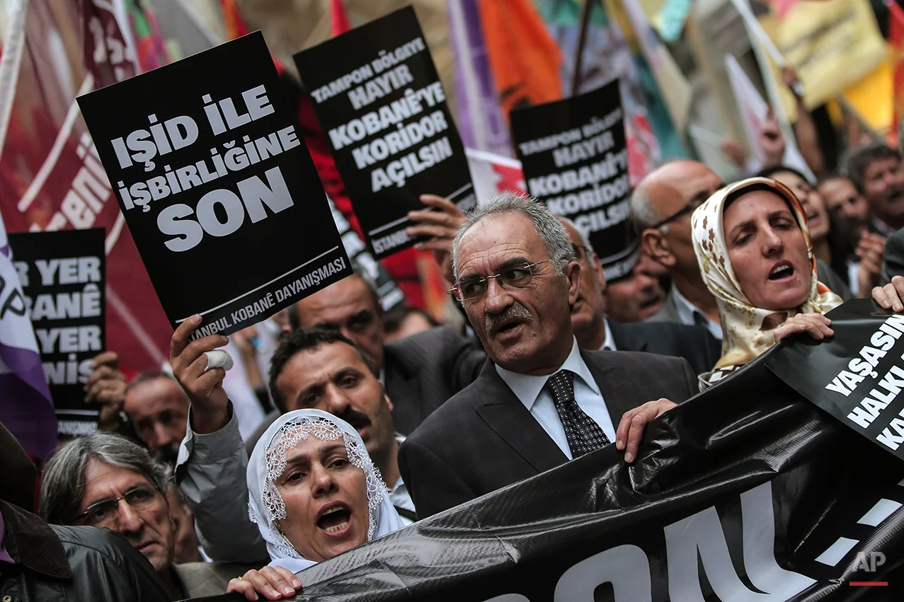 Turkey Europe Kurdish Protests