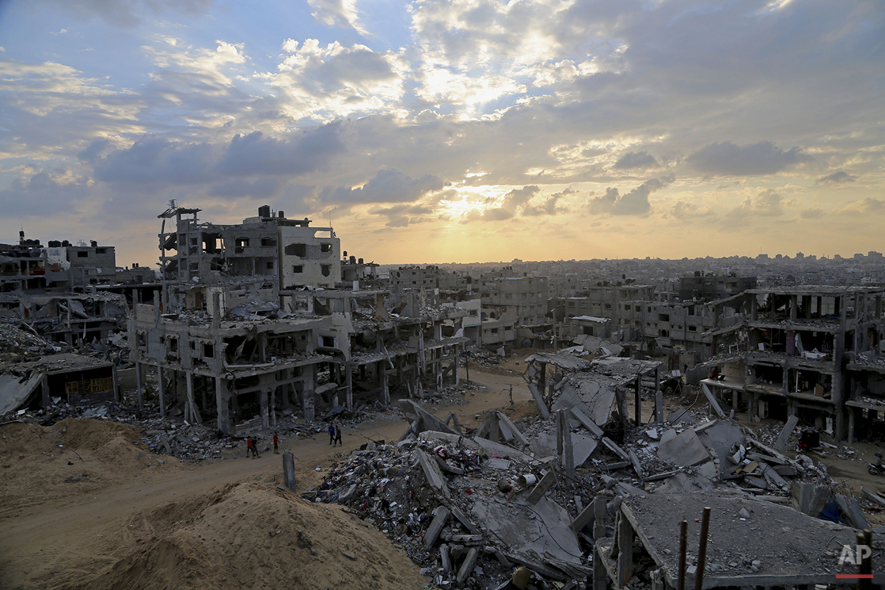 APTOPIX Mideast Palestinians Gaza Reconstruction