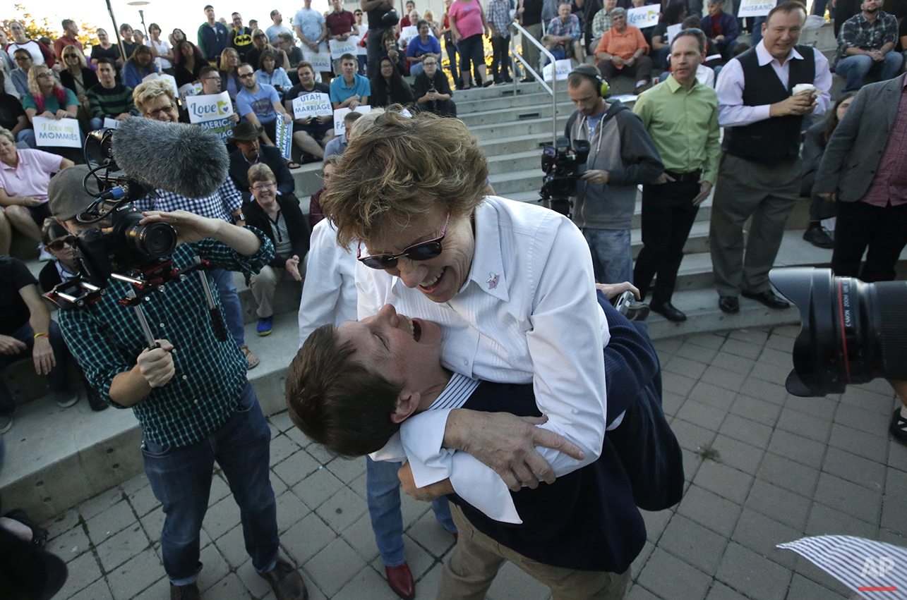 APTOPIX Supreme Court Gay Marriage Utah
