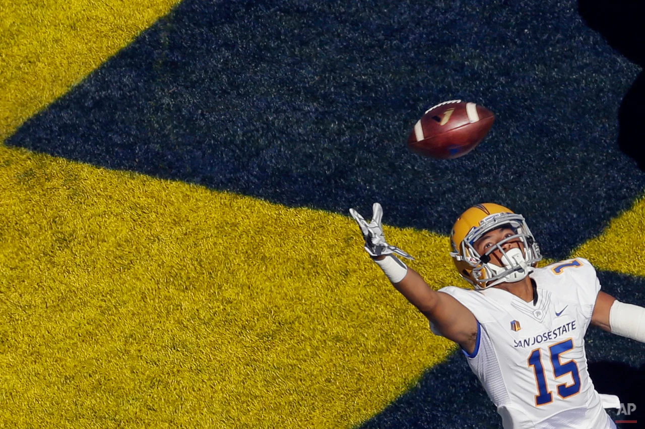 APTOPIX San Jose State Navy Football