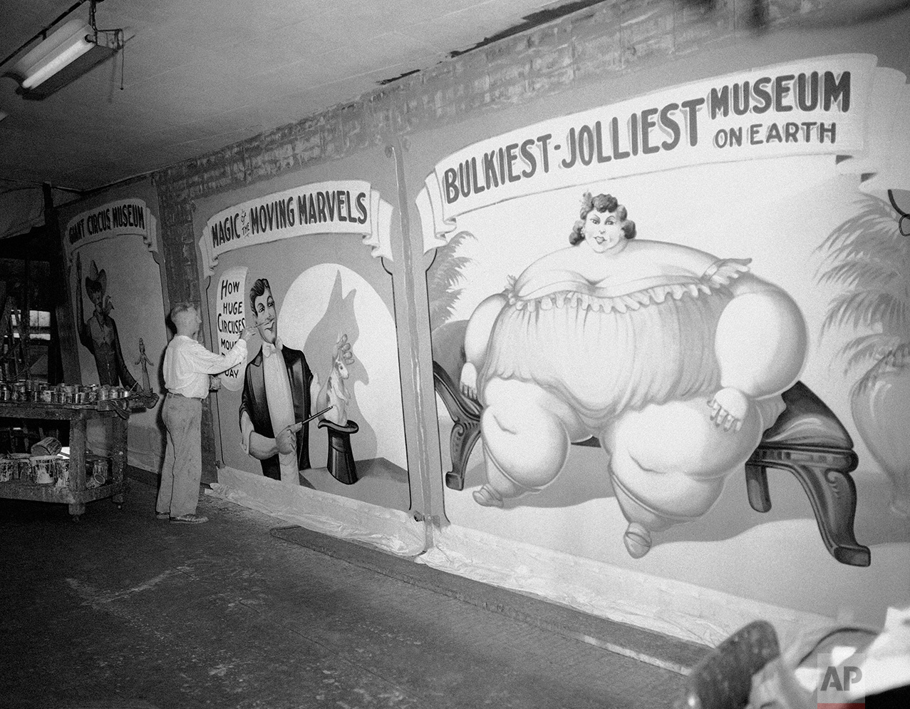 Circus Banner Artist 1959