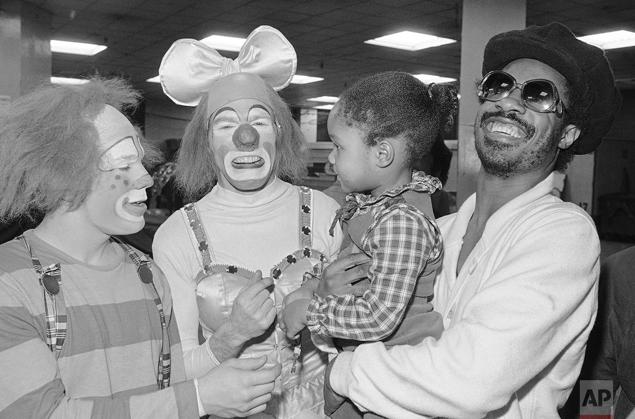 Stevie Wonder Circus Clowns 1978