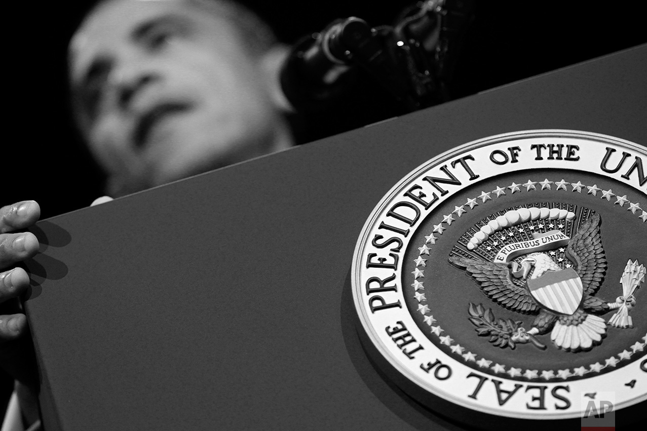 President Barack Obama speaks at the Washington Convention Center, Wednesday, Sept. 14, 2011 in Washington. (AP Photo/Charles Dharapak)