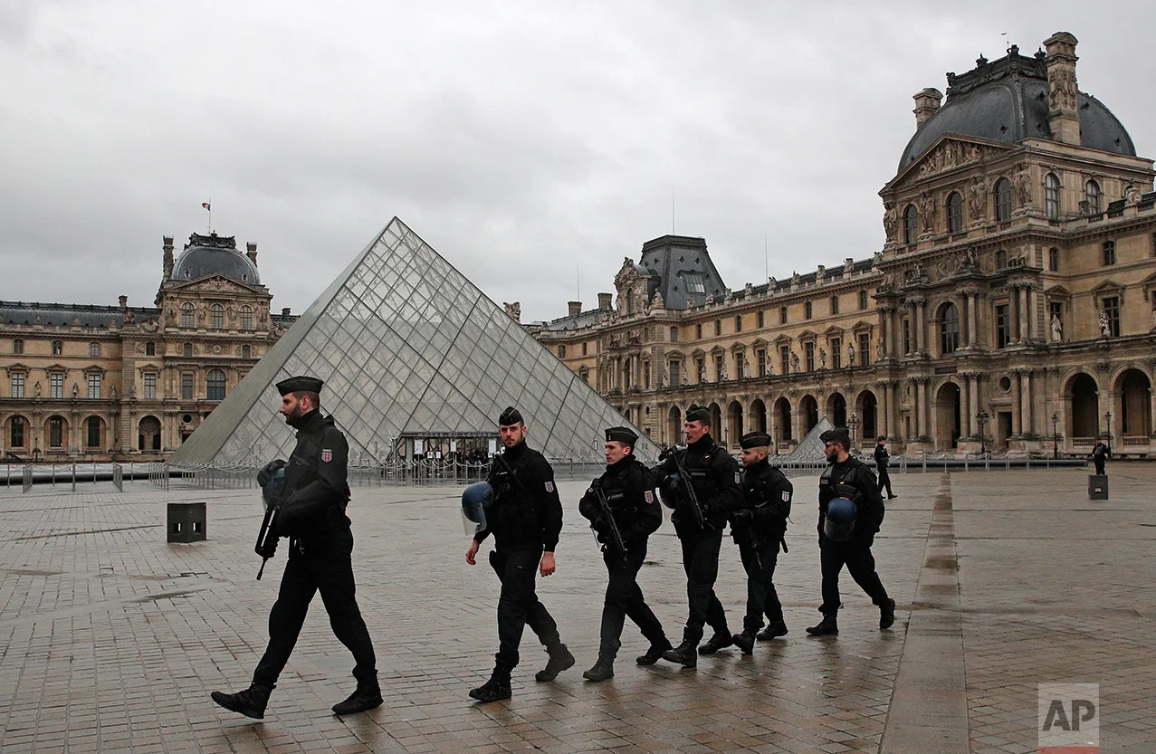 France Louvre Shooting