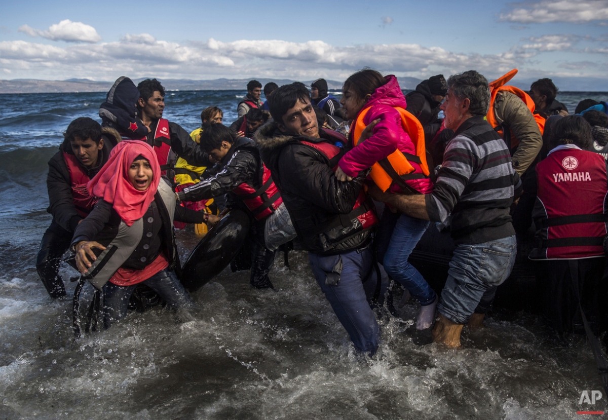  Series chronicling the migrant crisis in Europe and the influx of them coming ashore in Lesbos, Greece. More than 500,000 people have arrived in the European Union this year, seeking sanctuary or jobs and sparking the EU's biggest refugee emergency 