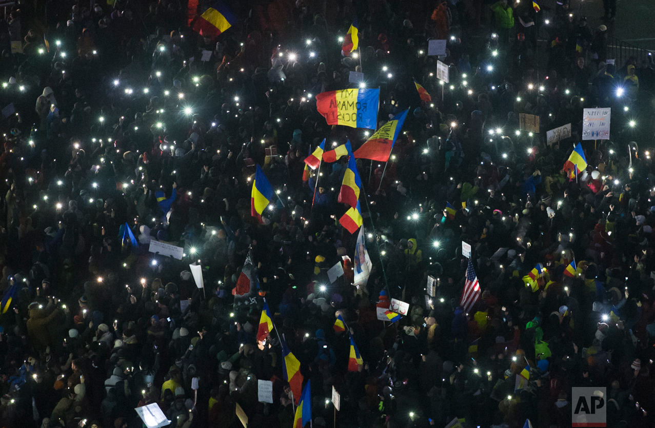 Romania Protest