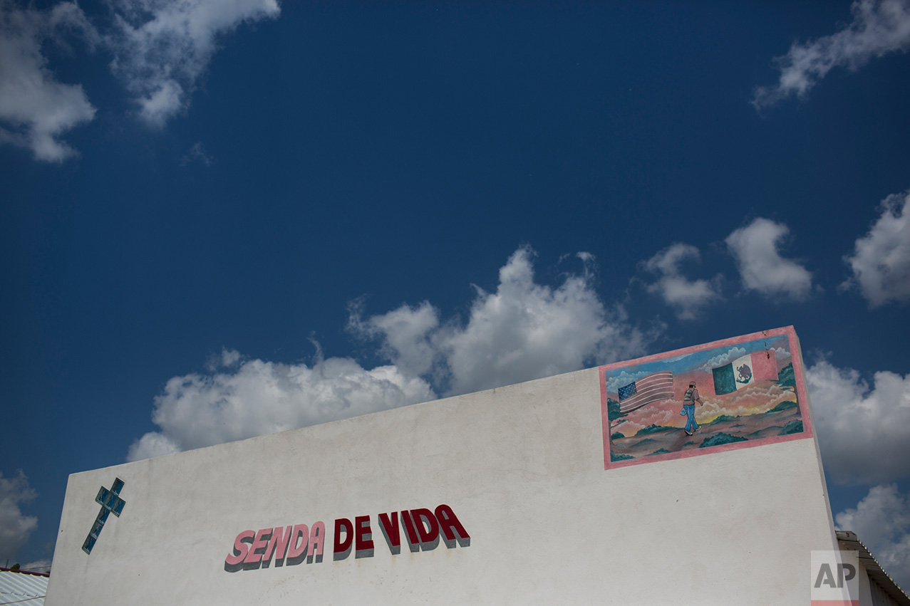 Migrant shelter "Senda de Vida" in Reynosa, Mexico, Wednesday, March 22, 2017. (AP Photo/Rodrigo Abd)