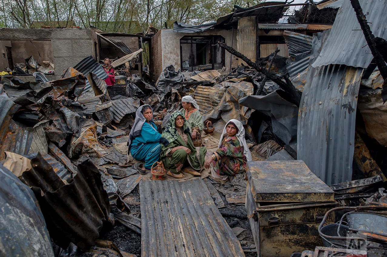 India Kashmir Fire