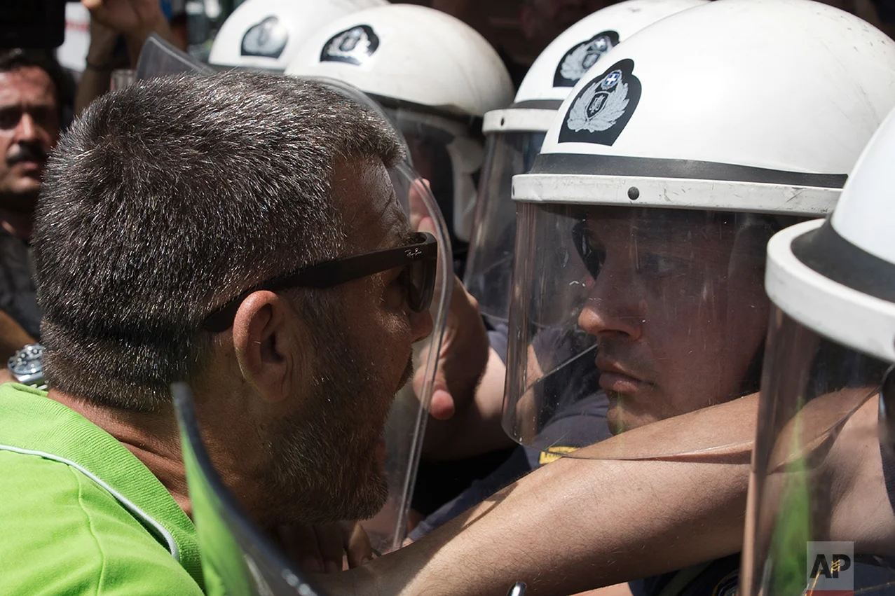 APTOPIX Greece Garbage Strike