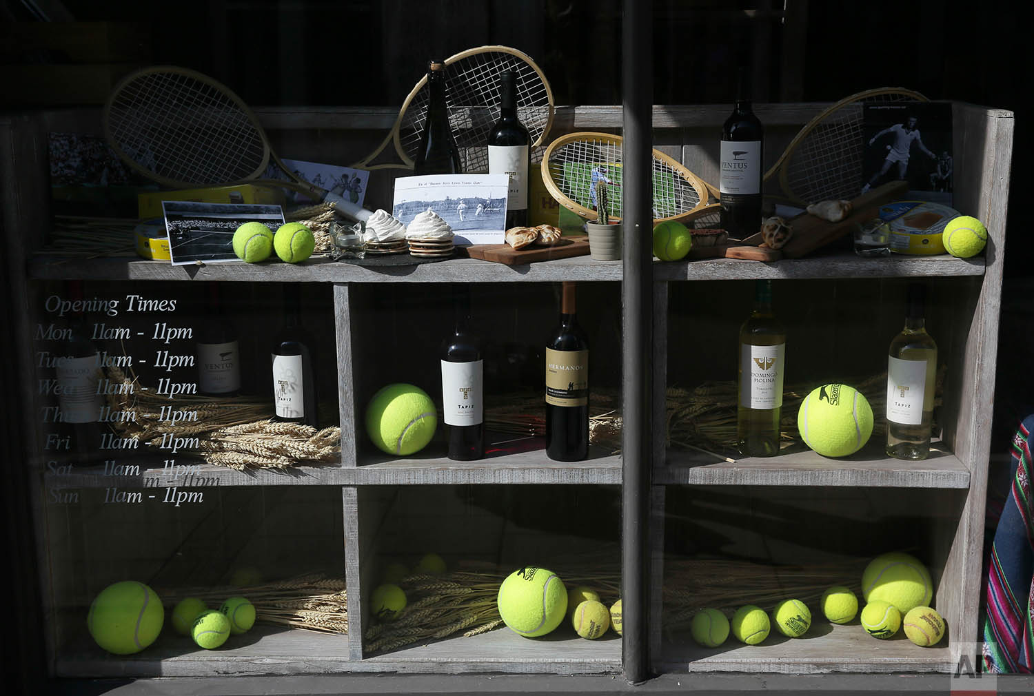 Britain Wimbledon Tennis Displays