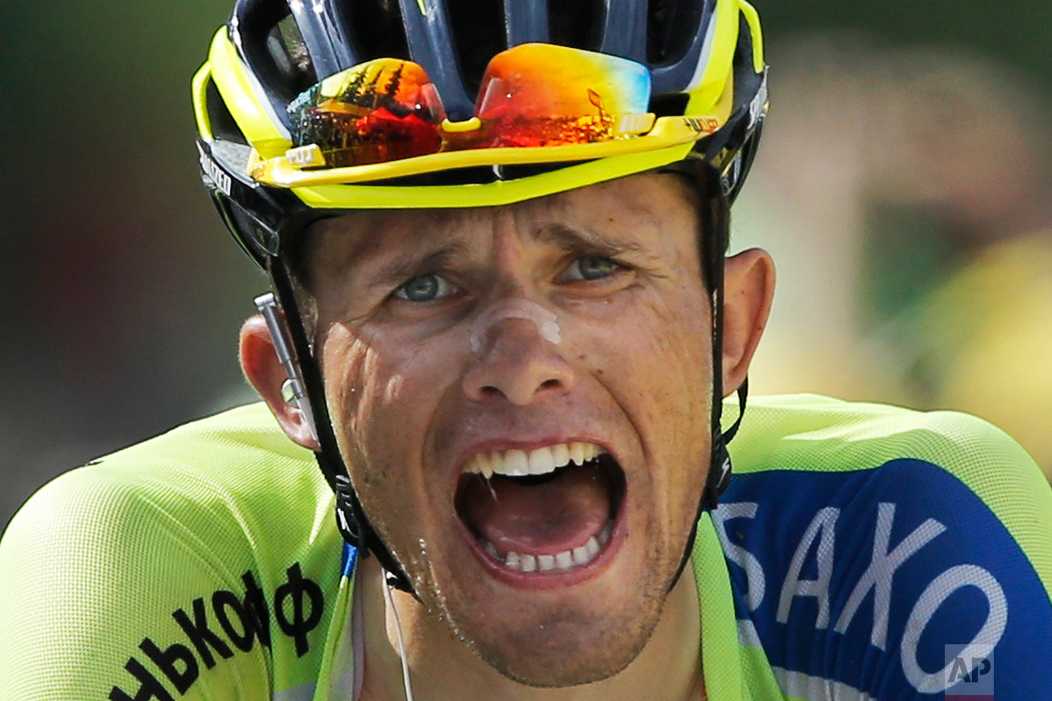 Finish line faces: Stage winners at the Tour de France — AP Photos