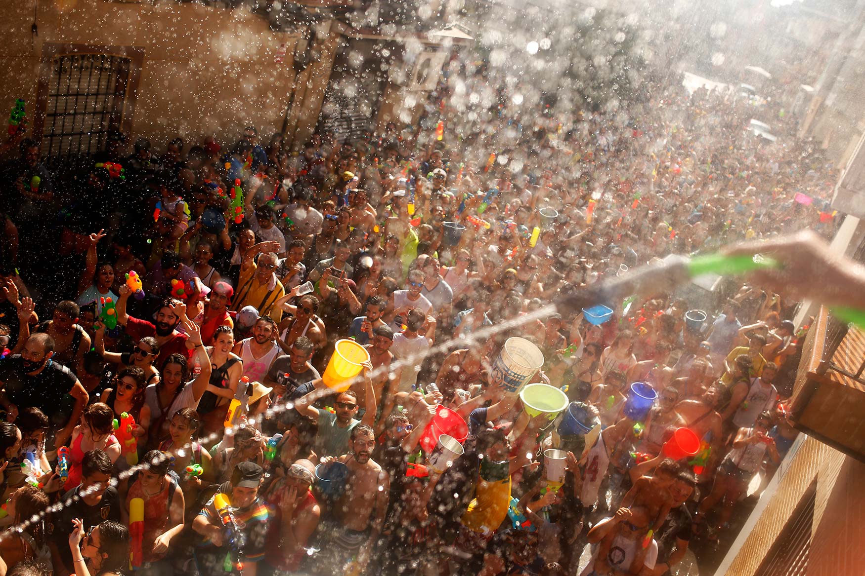 Spain Water Fight