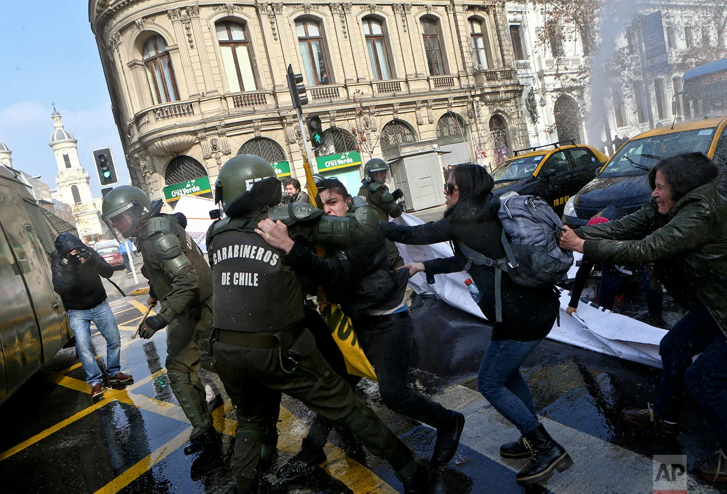 Chile Pension Protest