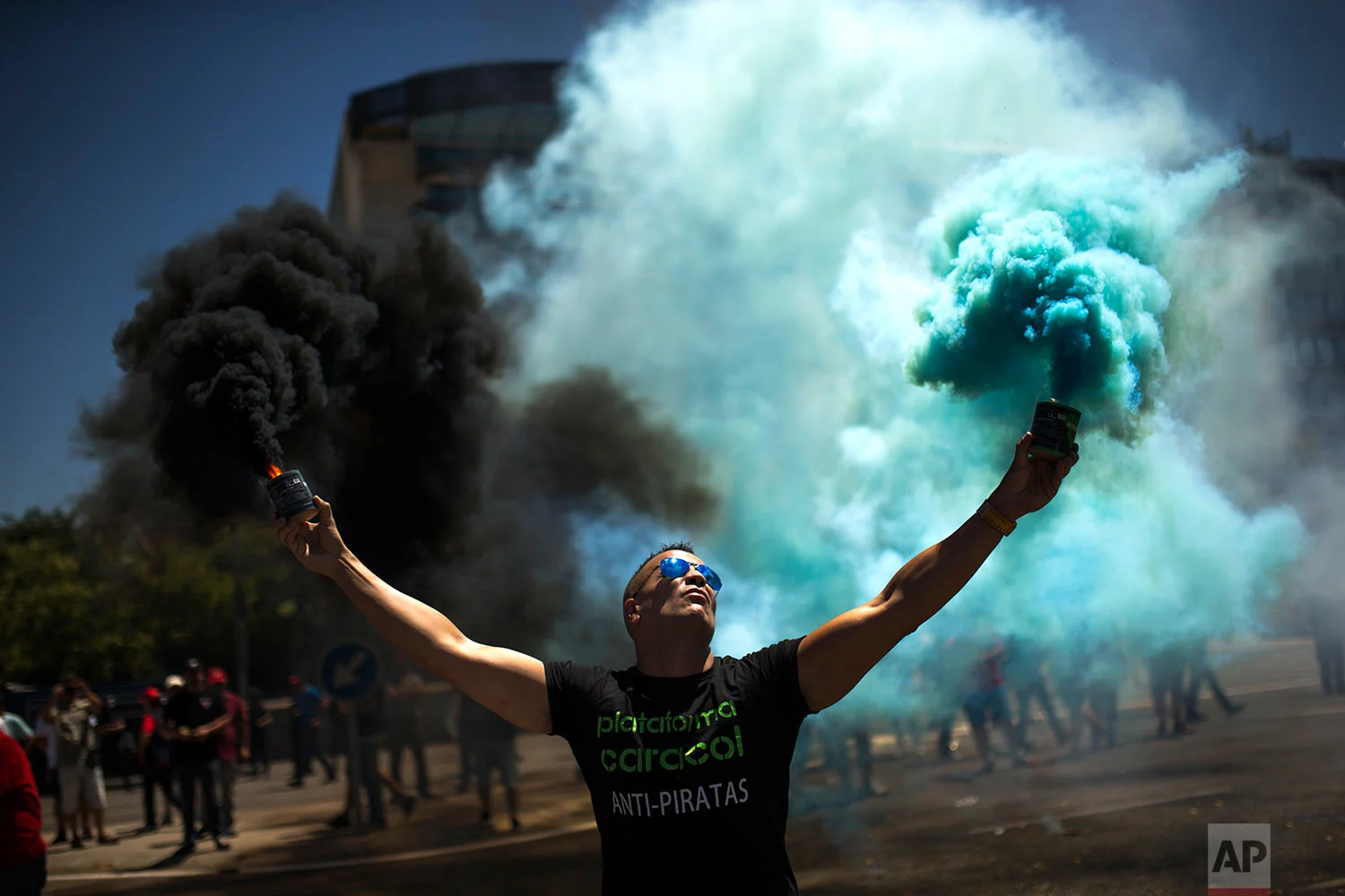Spain Taxi Protest