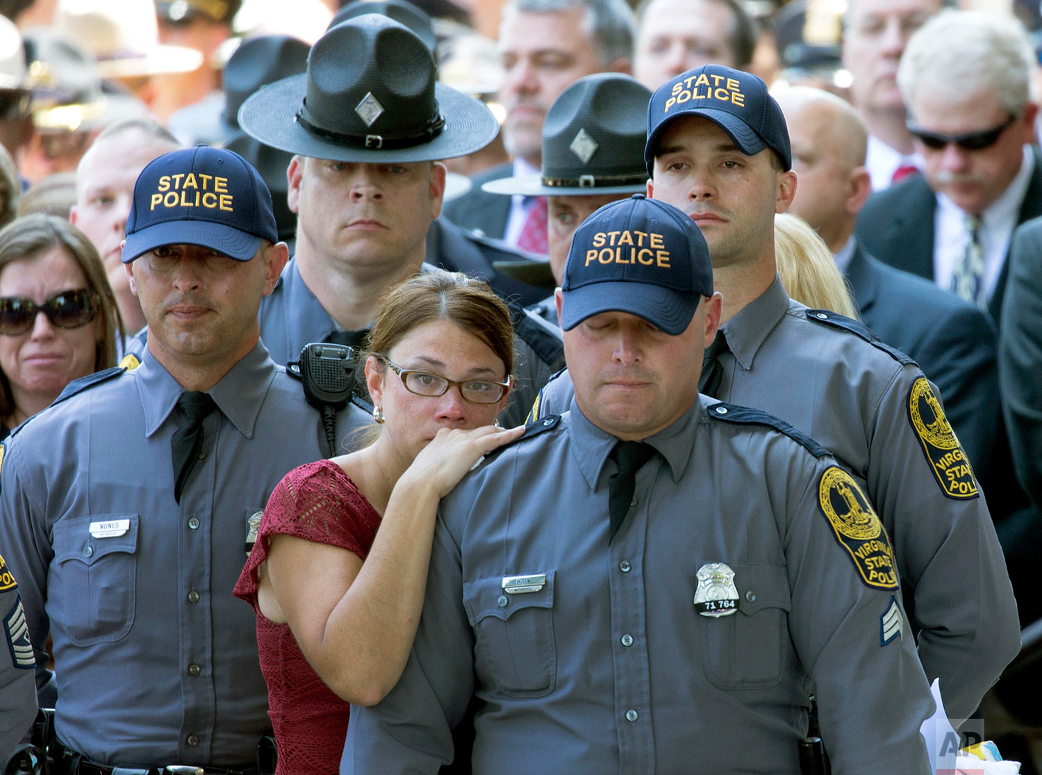 Confederate Monument Protest Trooper Funeral