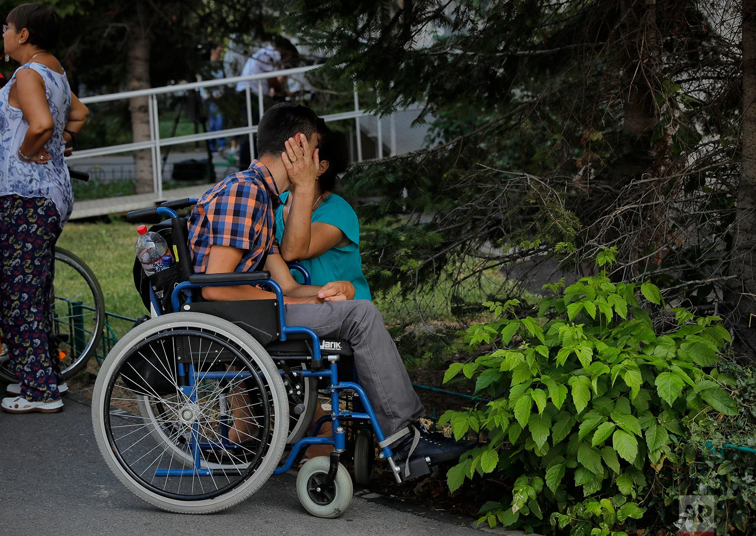 Romania Disabled Protest