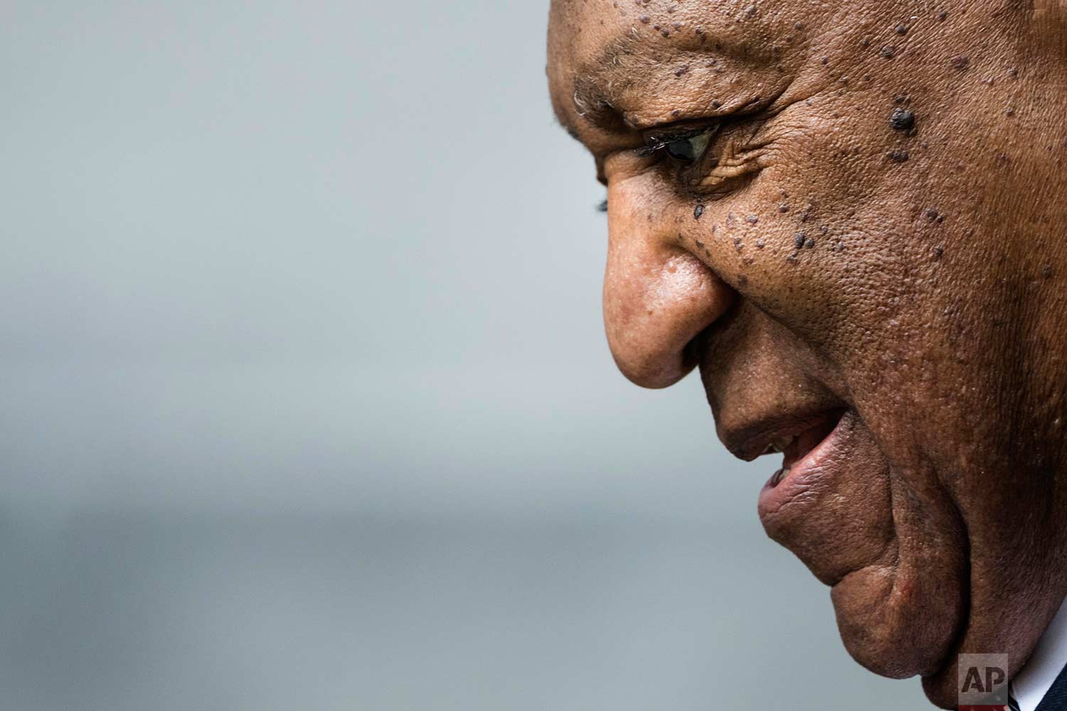  Bill Cosby departs after a pretrial hearing in his sexual assault case at the Montgomery County Courthouse in Norristown, Pa., Tuesday, Aug. 22, 2017. Cosby's retrial will be delayed as his new legal team gets up to speed on the case. (AP Photo/Matt