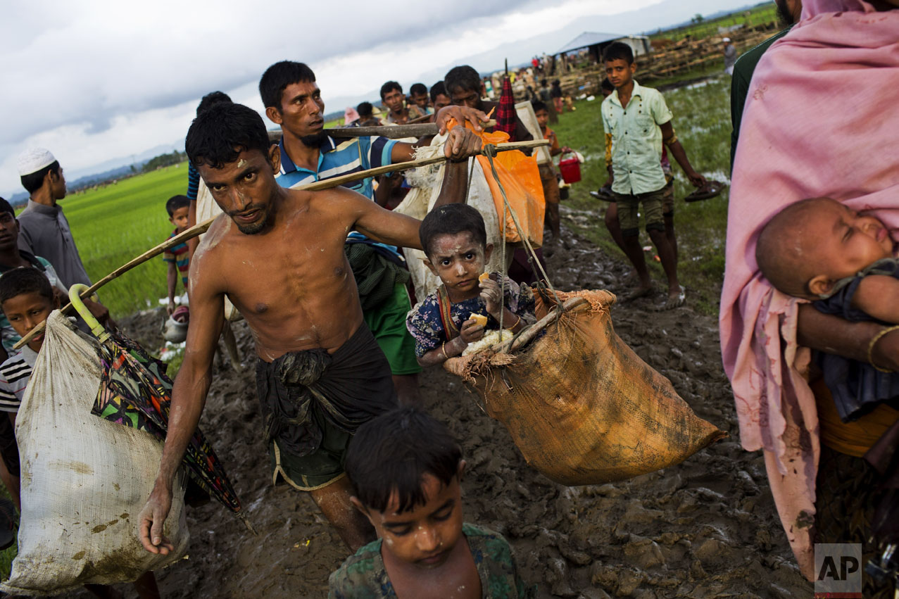 Rohingya Fleeing Violence