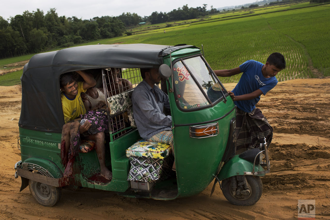 Rohingya Fleeing Violence