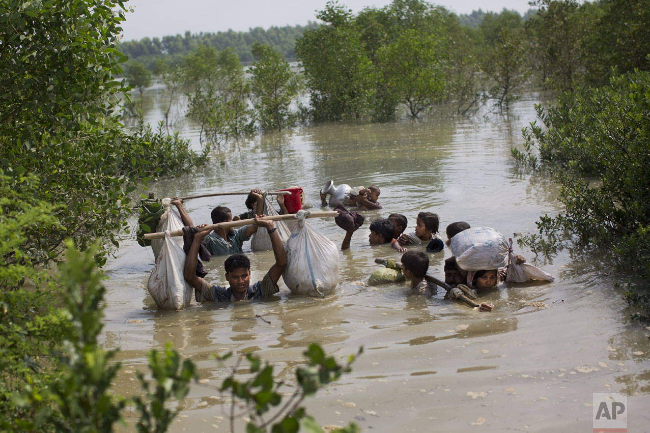Rohingya Fleeing Violence