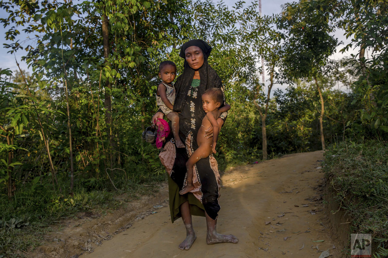 Rohingya Fleeing Violence