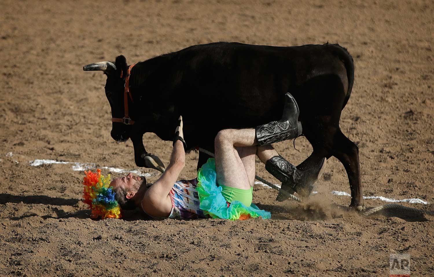 Gay rodeo draws cowboys, drag queens to Las Vegas — AP Photos Porn Photo