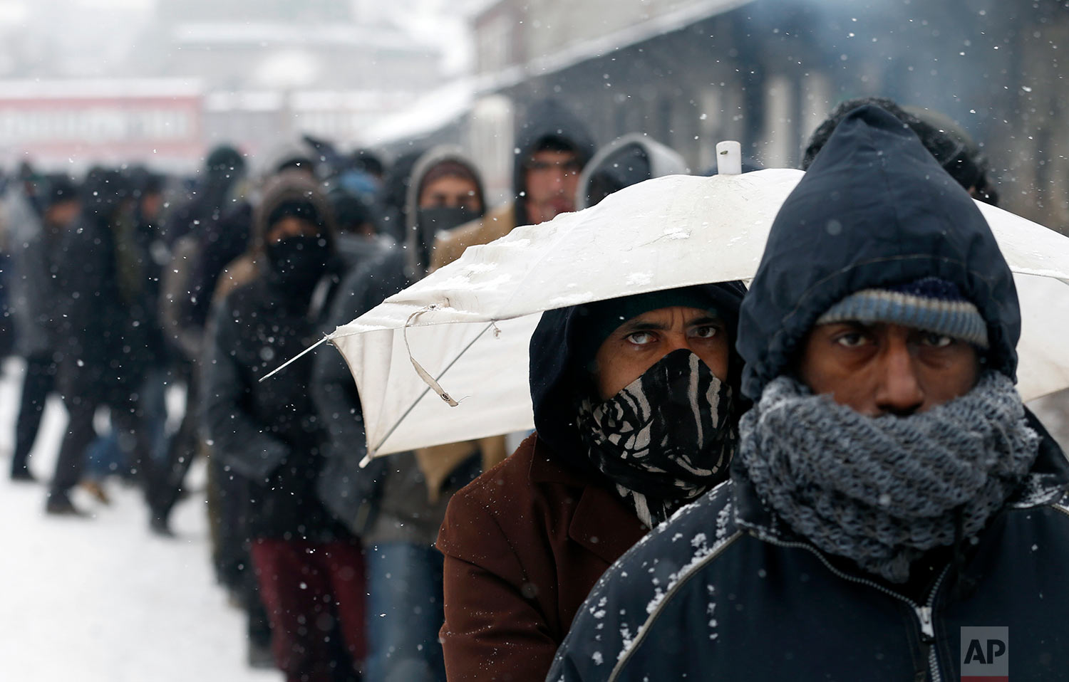 Serbia Europe Migrants Weather