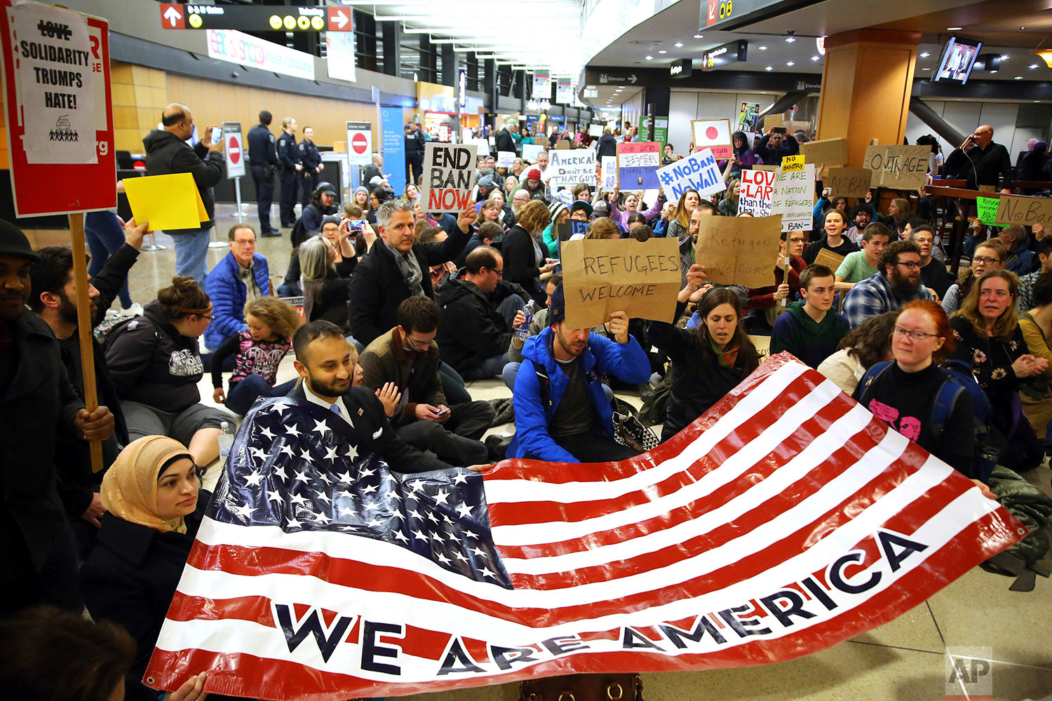 Trump Refugees Seattle