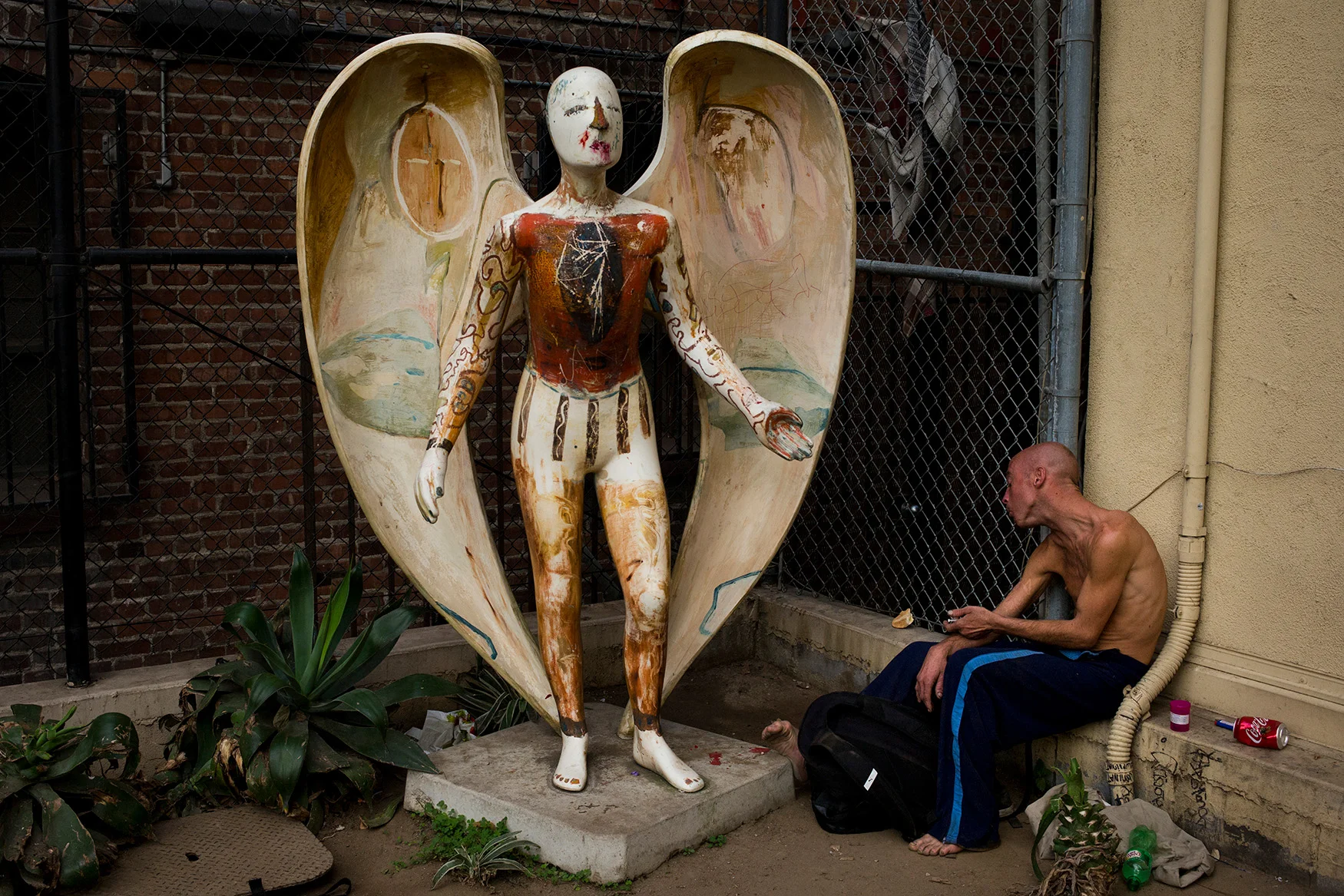 Drugs rule Skid Row area of downtown Los Angeles