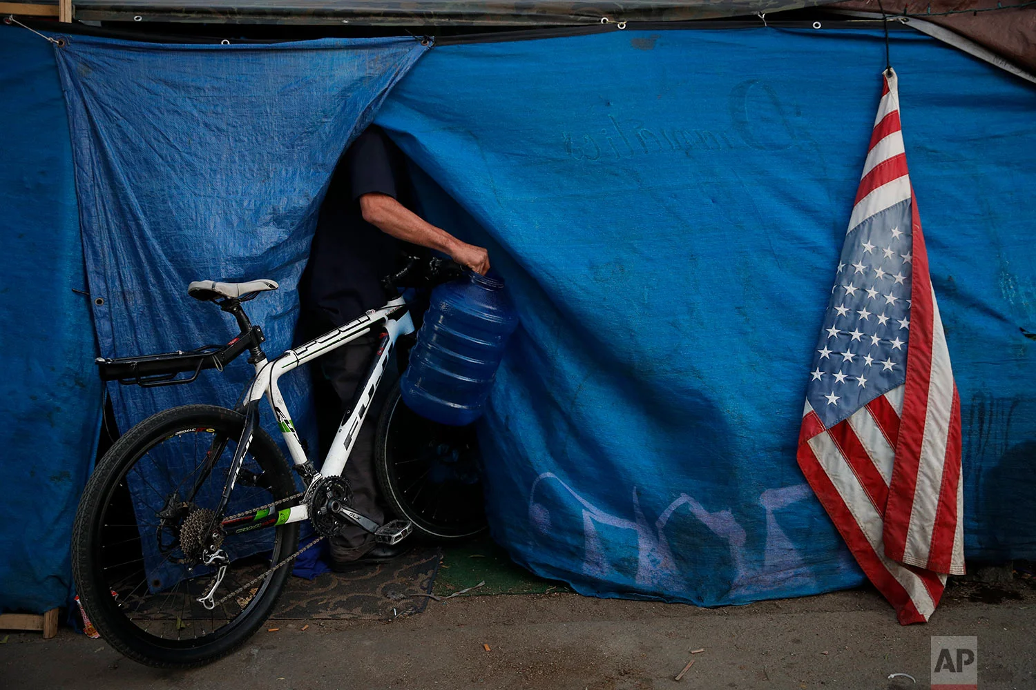 California Homeless Encapment