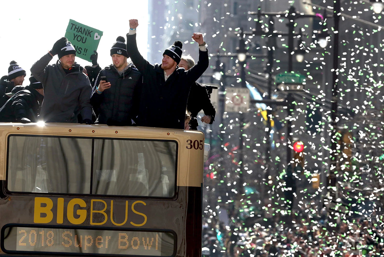 Super Bowl Eagles Parade Football