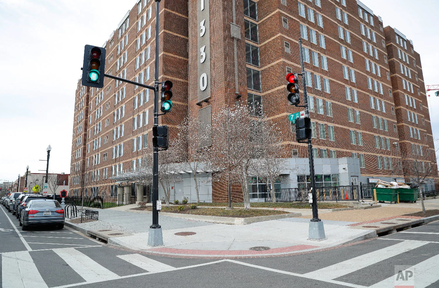 Corner of 7th and O street NW in Washington, Saturday, March 17, 2018. The April 4, 1968 assassination of Rev. Martin Luther King Jr., sparked rioting across neighborhoods in Washington D.C., began at the corner of 14th and U Street NW, and lasted for the next 6 days. In the aftermath these neighborhood's economy was left devastated and it would take another 40+ years for recovering to happen. (AP Photo/Pablo Martinez Monsivais)