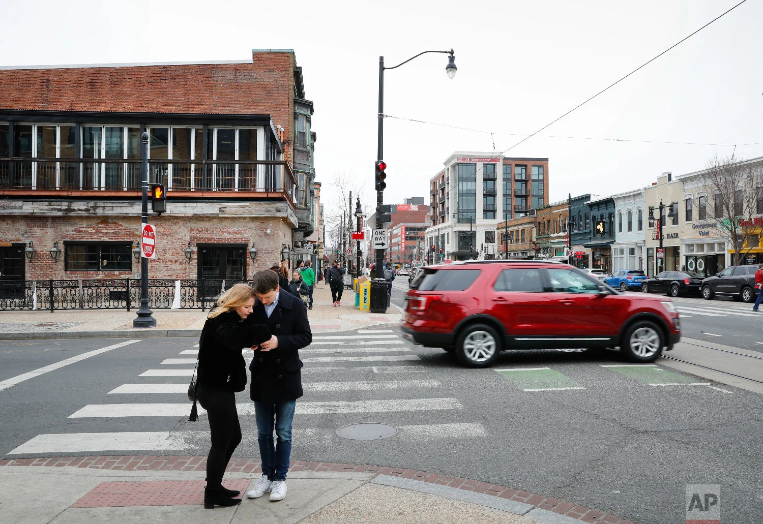 The corner of 4th and H street NE in Washington, Sunday, March 18, 2018. The April 4, 1968 assassination of Rev. Martin Luther King Jr., sparked rioting across neighborhoods in Washington D.C., began at the corner of 14th and U Street NW, and lasted for the next 6 days. In the aftermath these neighborhood's economy was left devastated and it would take another 40+ years for recovering to fully happen. (AP Photo/Pablo Martinez Monsivais)