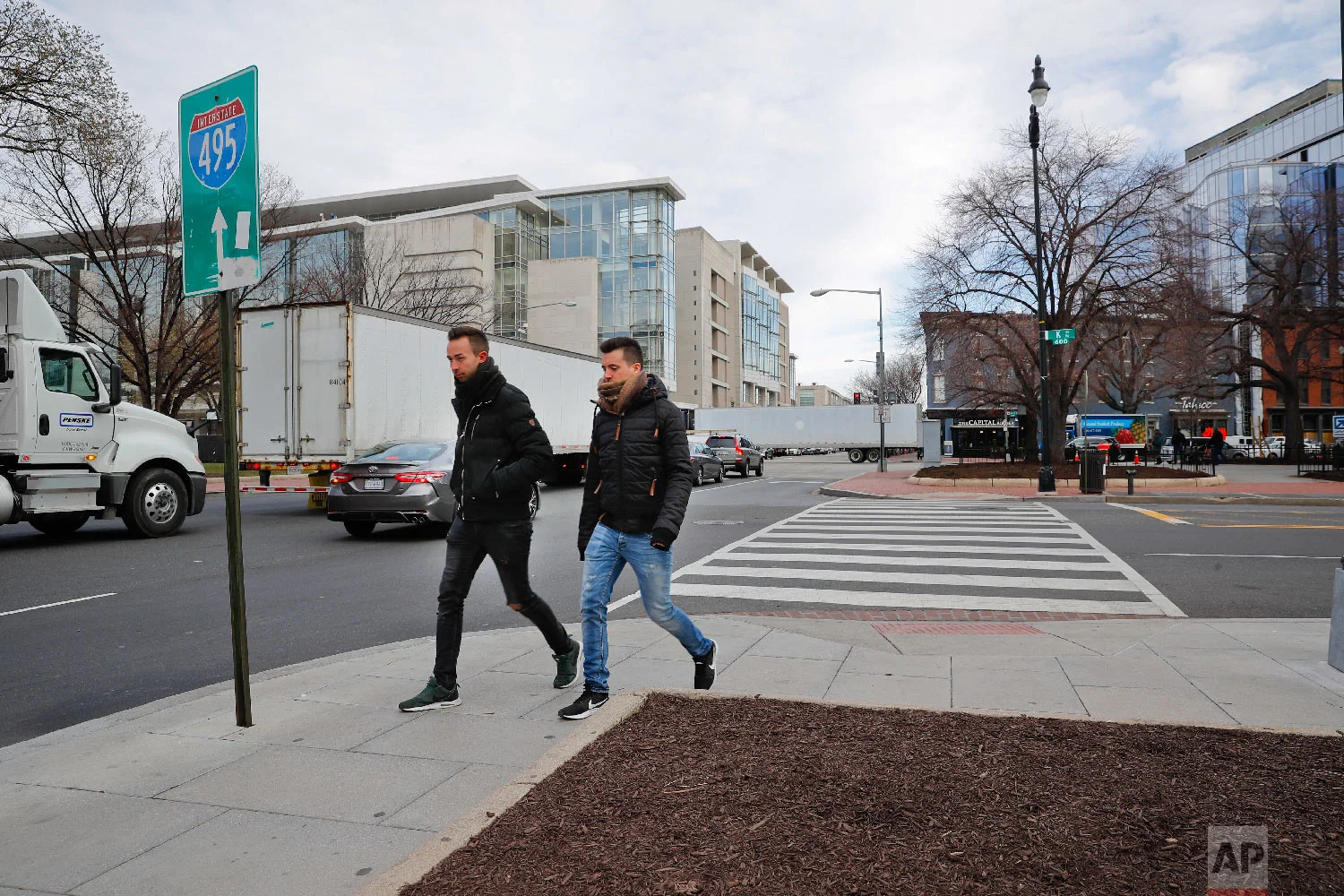 The corner of 7th and K street NW in Washington, Saturday, March 17, 2018. The April 4, 1968 assassination of Rev. Martin Luther King Jr., sparked rioting across neighborhoods in Washington D.C., began at the corner of 14th and U Street NW, and lasted for the next 6 days. In the aftermath these neighborhood's economy was left devastated and it would take another 40+ years for recovering to fully happen. (AP Photo/Pablo Martinez Monsivais)