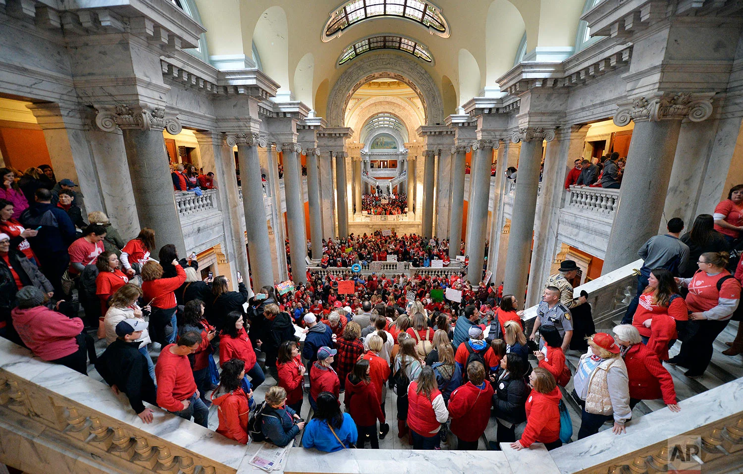 Teacher Protests Kentucky