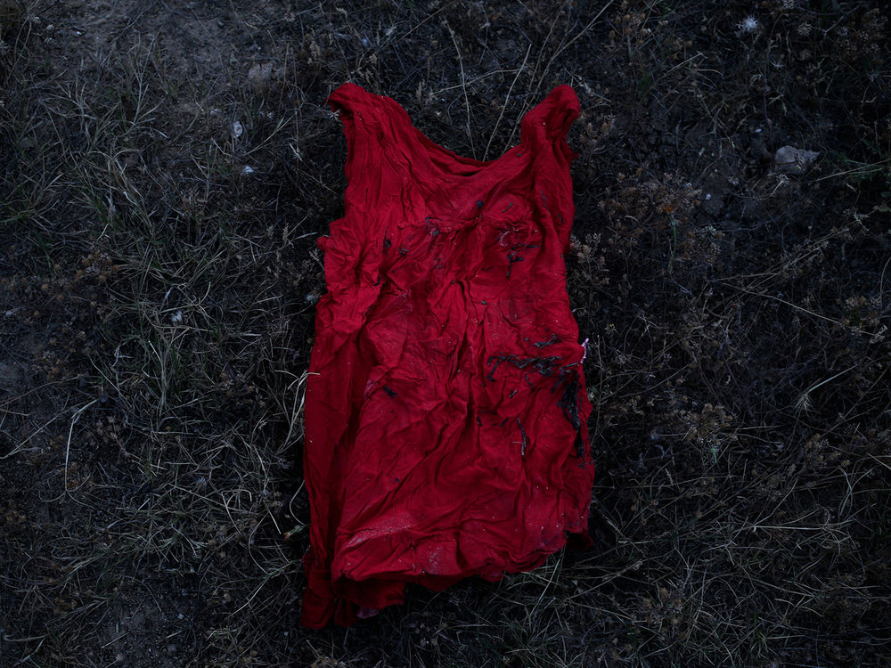  In this April 15, 2018 photo, a migrants shirt, in at the southern port town of Zarzis, Tunisia. (AP Photo/Nariman El-Mofty)
 