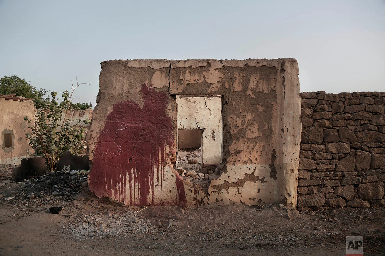 Unbuilt homes in the "tahgeer" Eneiba village, northern Aswan, Egypt. (AP Photo/Nariman El-Mofty)