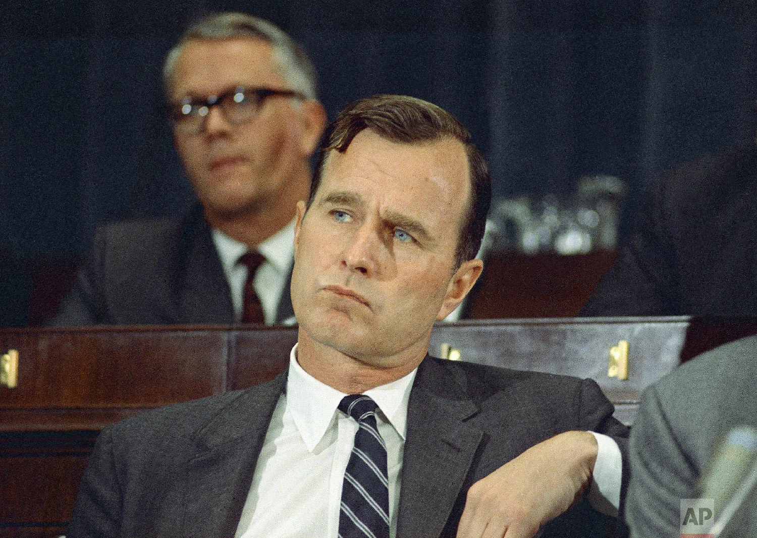George H. Bush (R-Texas) is seen on March 6, 1968 in Washington, D.C. (AP Photo/Charles Tasnadi)