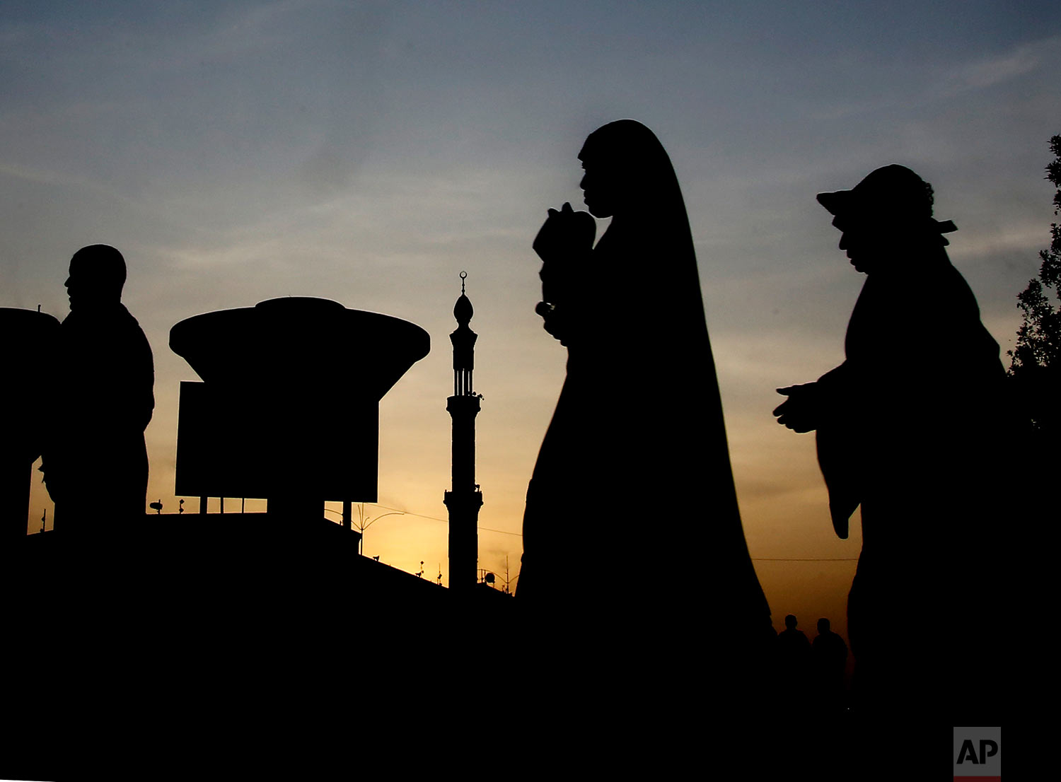  Pilgrims walk outside Namira Mosque in Arafat, in Mecca, Saudi Arabia, Friday, Aug. 9, 2019. More than 2 million pilgrims were gathered in the holy city of Mecca in Saudi Arabia on Friday to perform initial rites of the Hajj, an Islamic pilgrimage t