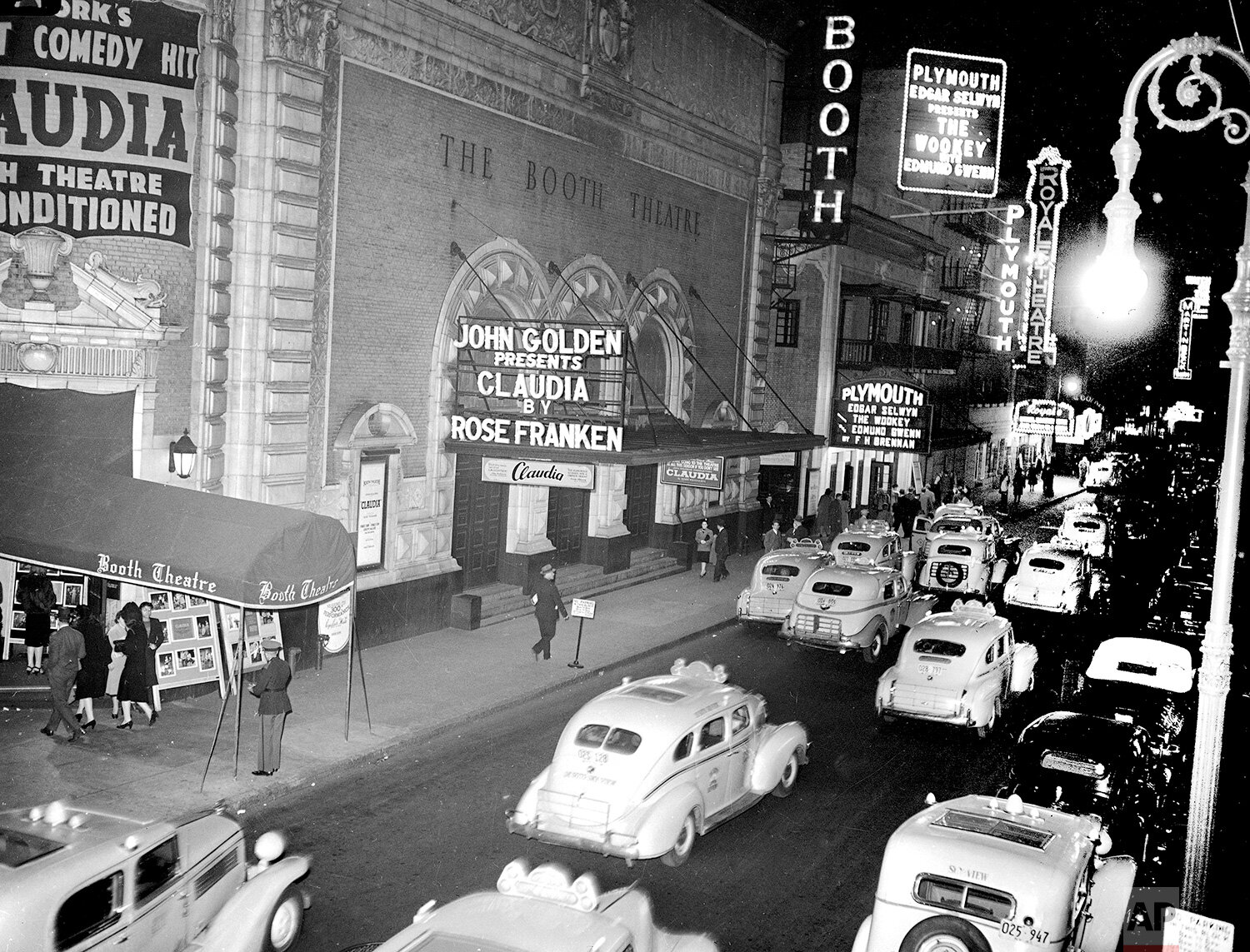 Booth Theatre on Broadway in NYC