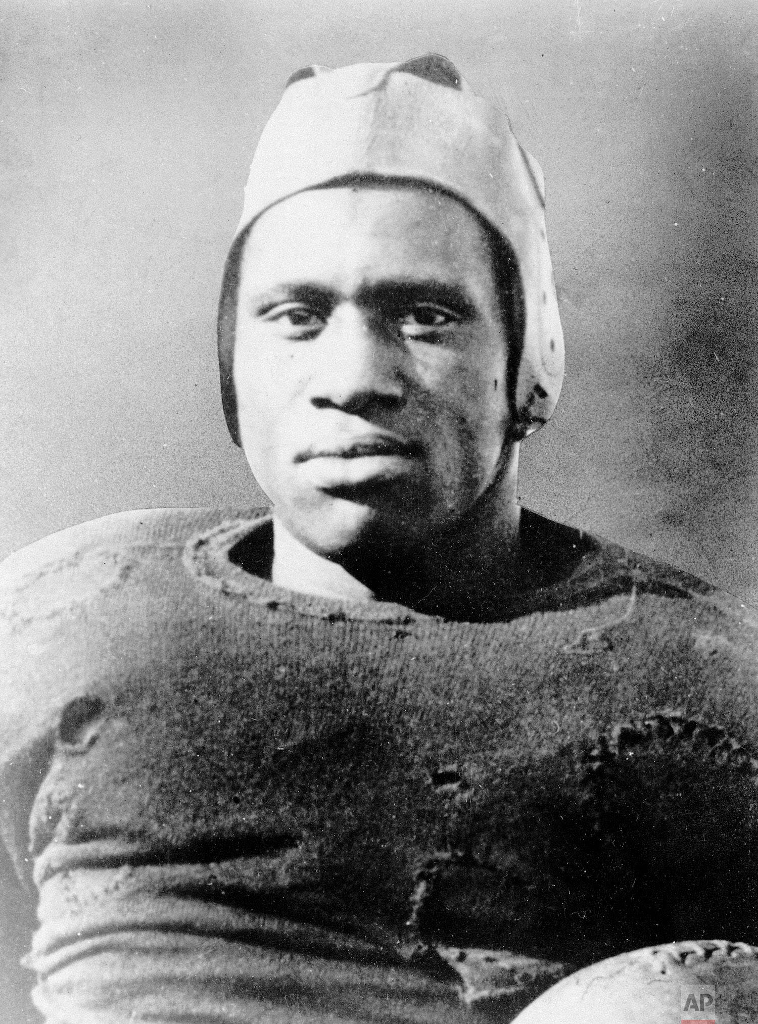  Paul Robeson is seen as an all-American football player at Rutgers University, New Brunswick, N.J., 1917.  (AP Photo) 