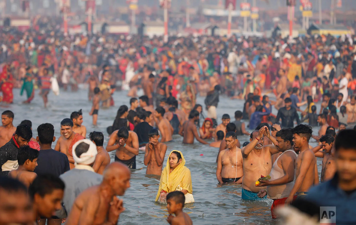 Hindu bathing festival draws millions — AP Images Spotlight