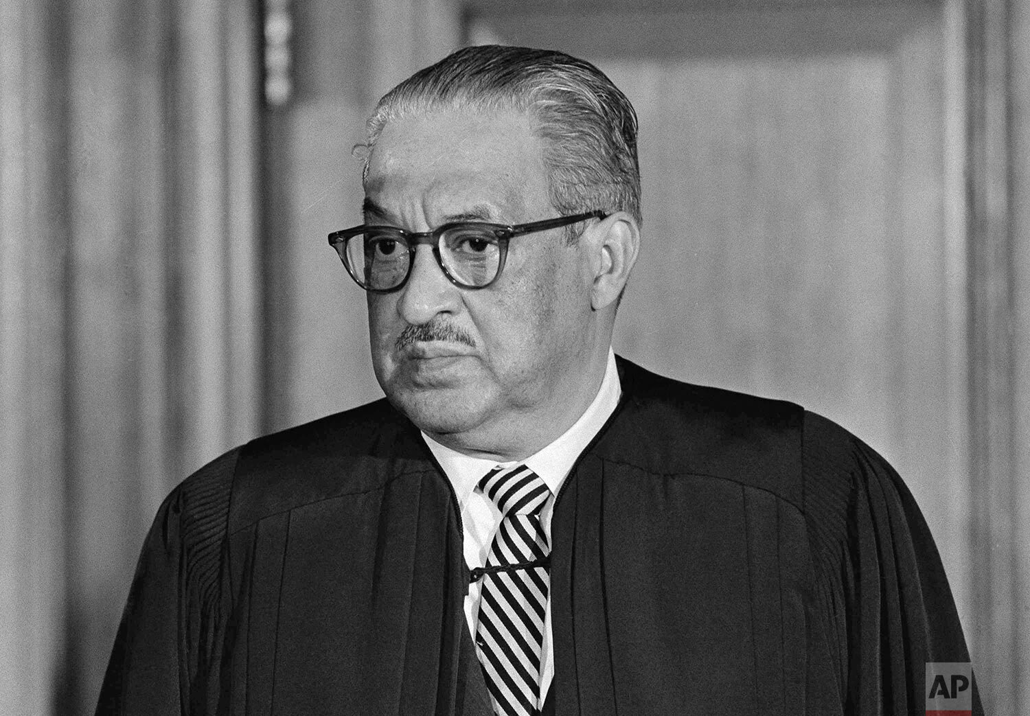  Thurgood Marshall of the US Supreme Court on April 20, 1972. (AP Photo/John Rous) 