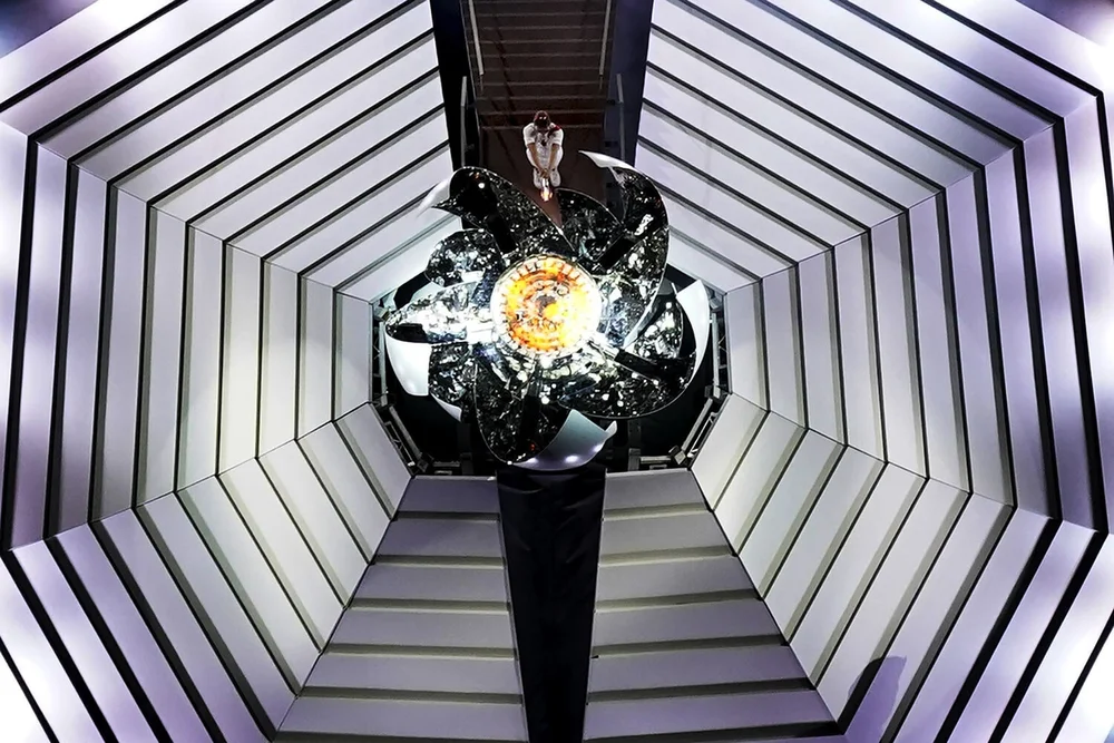  Naomi Osaka lights the Olympic cauldron during the opening ceremony at the Olympic Stadium at the 2020 Summer Olympics, Friday, July 23, 2021, in Tokyo. (AP Photo/Morry Gash) 