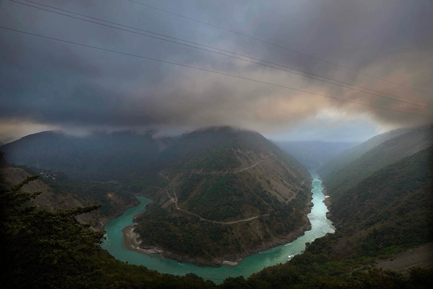  River Ganges is seen flowing near Devprayag in the Indian state of Uttarakhand, Thursday, Dec. 1, 2022. (AP Photo/Manish Swarup) 