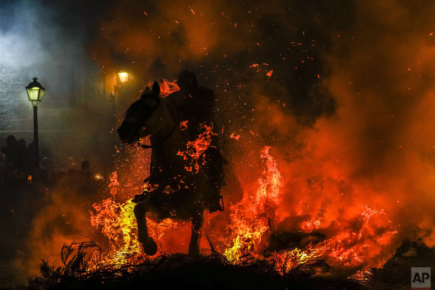 Spain Saint Anthony Bonfire Festival